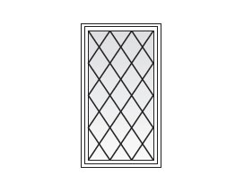 Andersen Windows Grilles Diamond Pattern