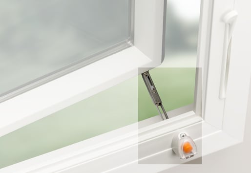 Casement window opening control devices